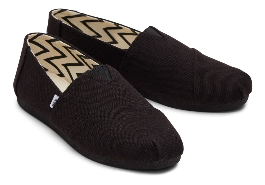 Alpargata Recycled Cotton Canvas Toms Black