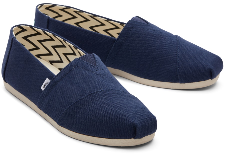 Alpargata Recycled Cotton Canvas Toms Navy
