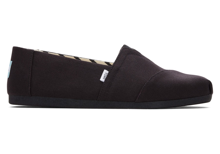 Alpargata Recycled Toms Cotton Canvas Black