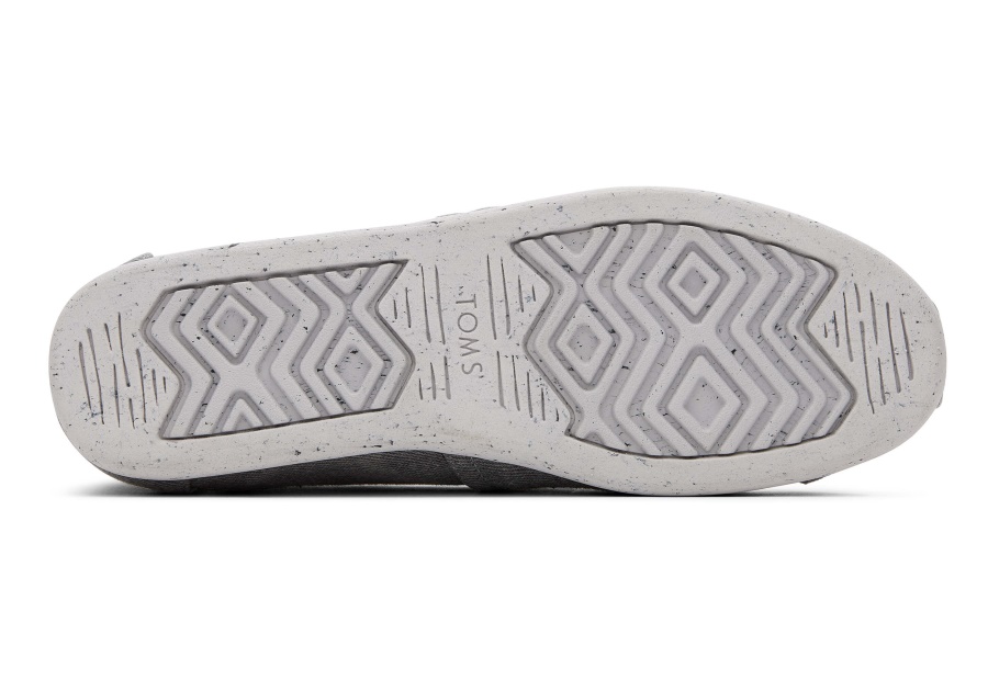 Toms Alpargata Distressed Twill Black Distressed