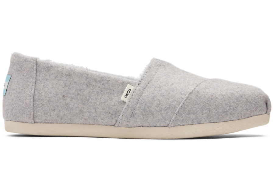 Toms Alpargata Felt Frost Grey