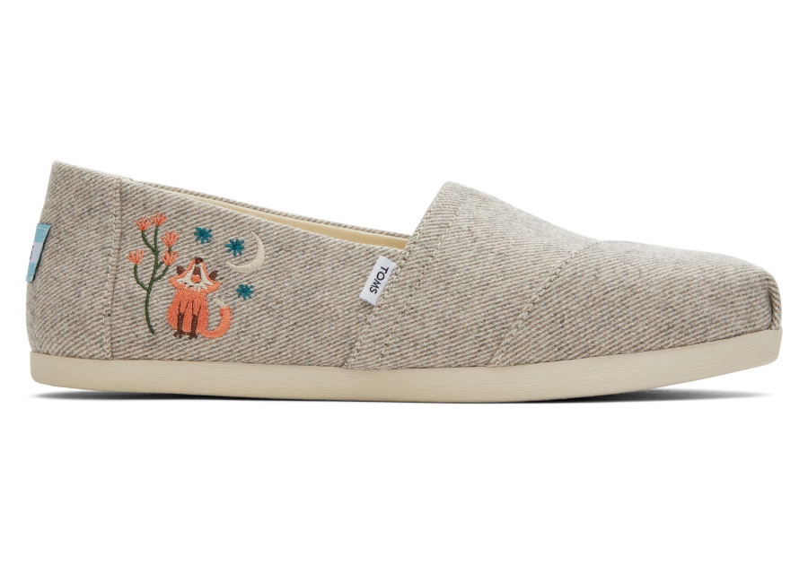 Toms Alpargata Fox Natural Twill