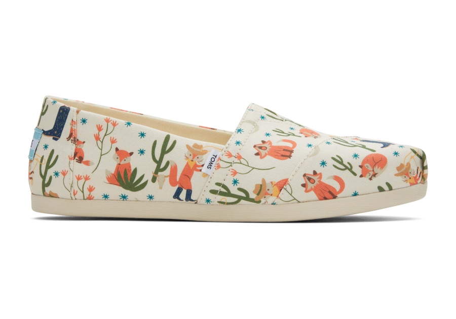 Toms Alpargata Foxes Natural Fox