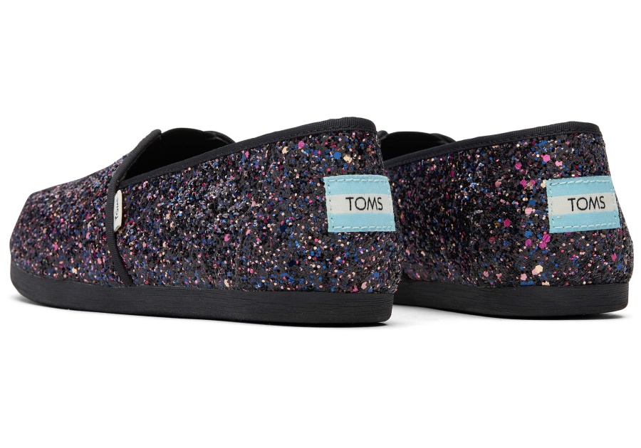 Toms Alpargata Glitter Black