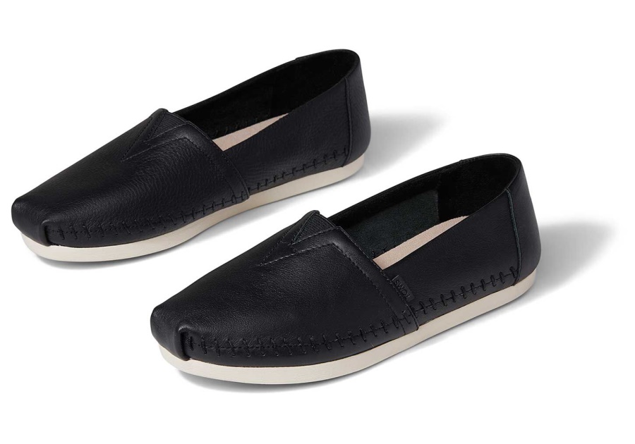 Toms Alpargata Leather Black