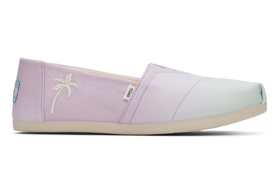 Toms Alpargata Ombre Palm Tree Lilac Ombre