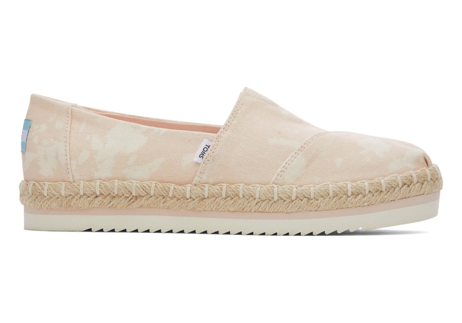 Toms Alpargata Rope Platform Sunfaded Canvas
