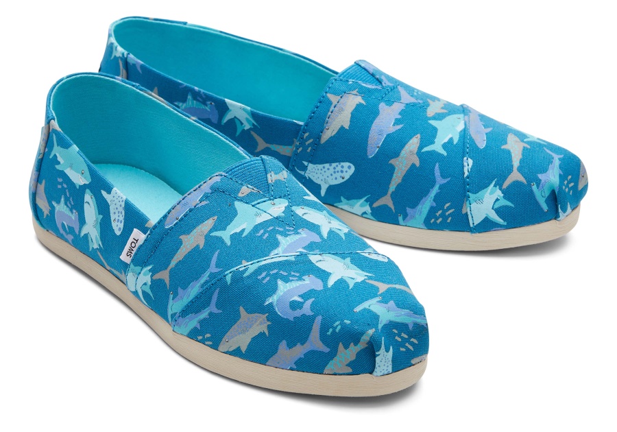 Toms Alpargata Sharks Deep Blue Sharks