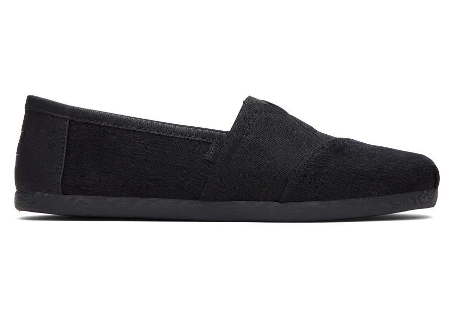 Toms Alpargata Synthetic Trim Black-Black