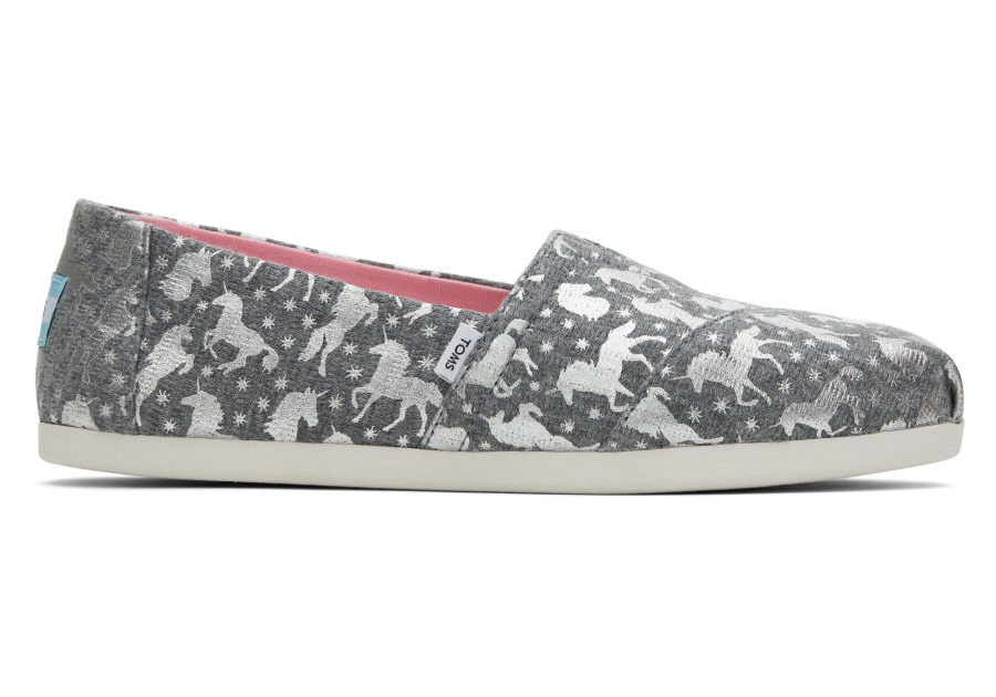 Toms Alpargata Unicorns Drizzle Grey