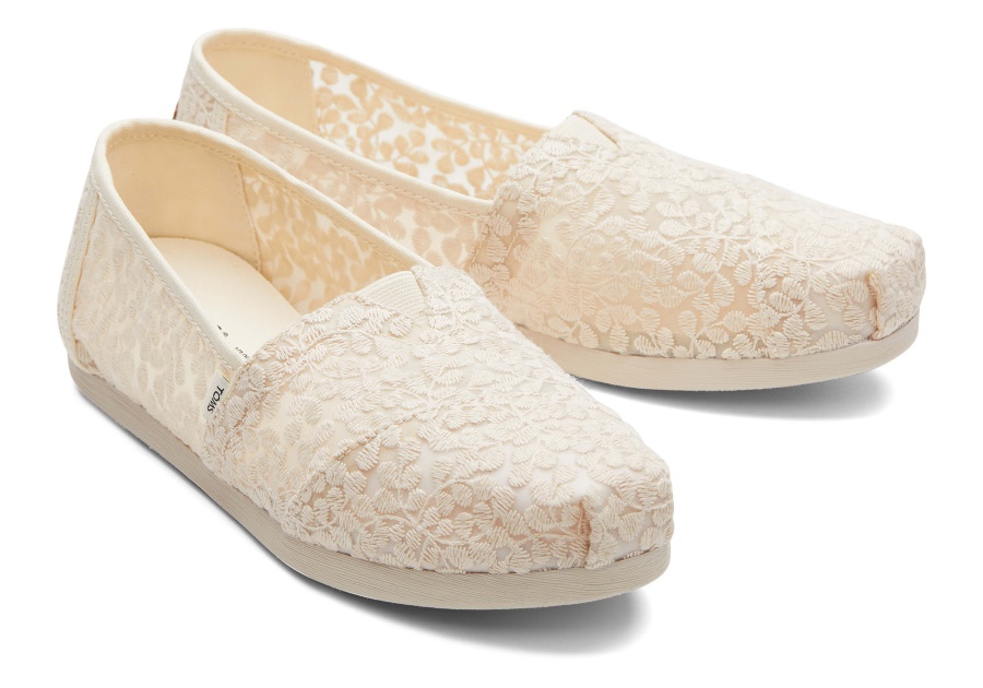 Toms Botanical Lace Alpargata Natural