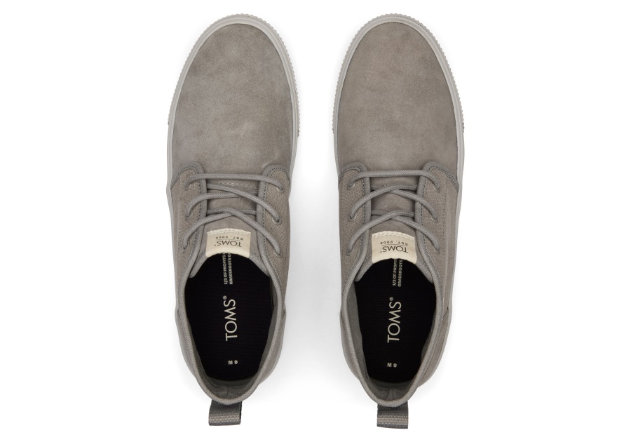 Toms Carlo Mid Terrain Water Resistant Sneaker Water Resistant Cement