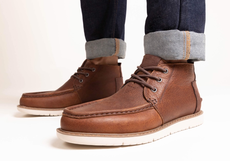Toms Chukka Boot Water Resistant Chicory Brown