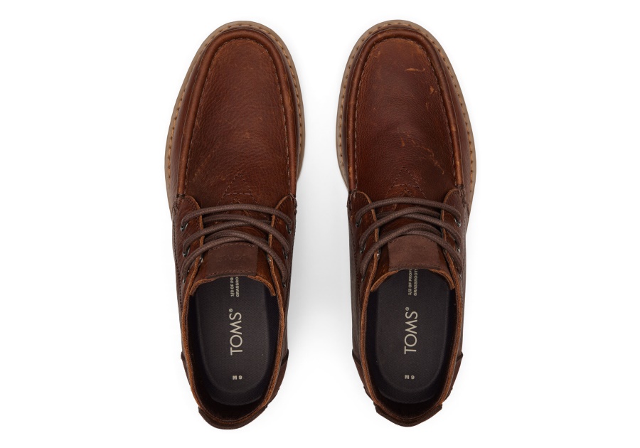 Toms Chukka Boot Water Resistant Peanut Brown