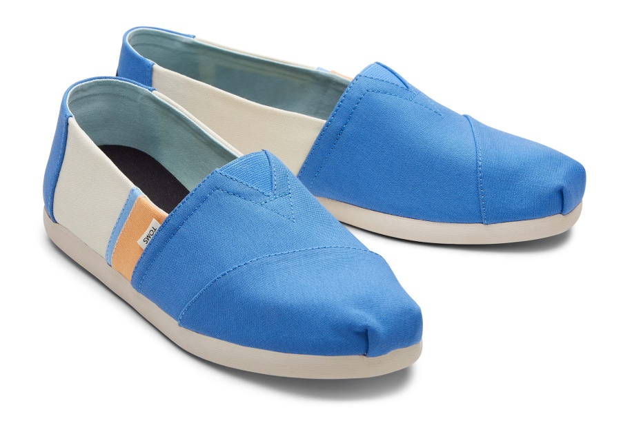 Toms Colourblock Alpargata Blue