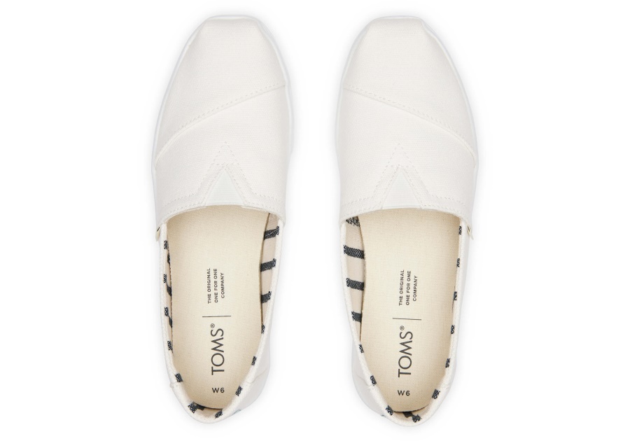 Toms Cupsole Alpargata White