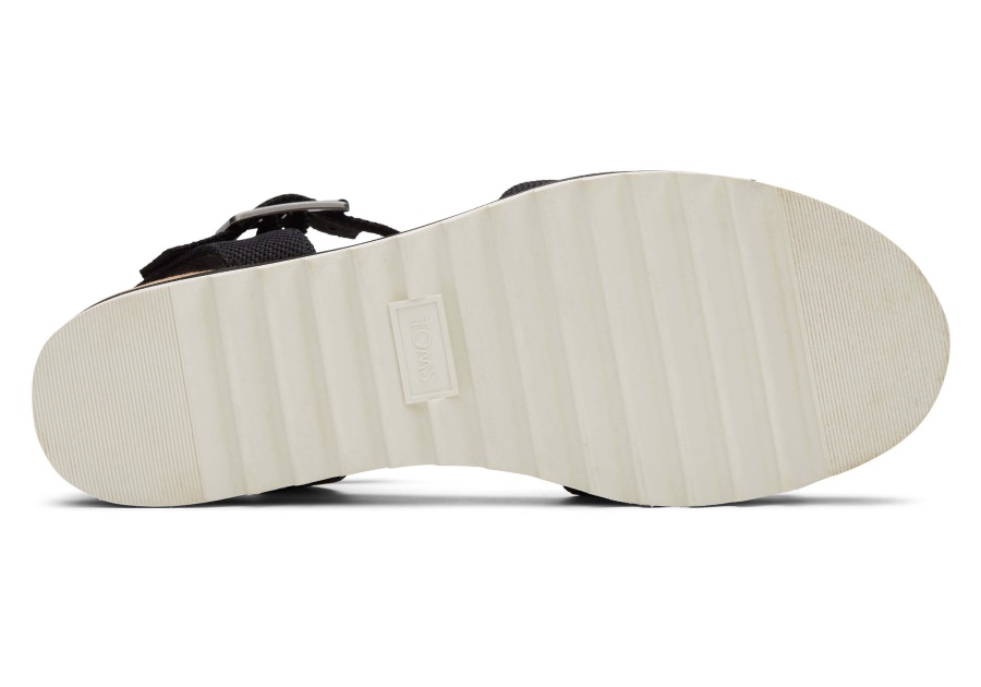 Toms Diana Wedge Sandal Black