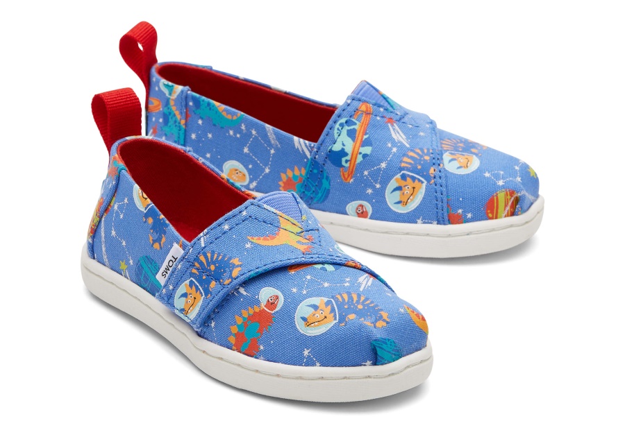 Toms Dino Alpargata Blue Glow