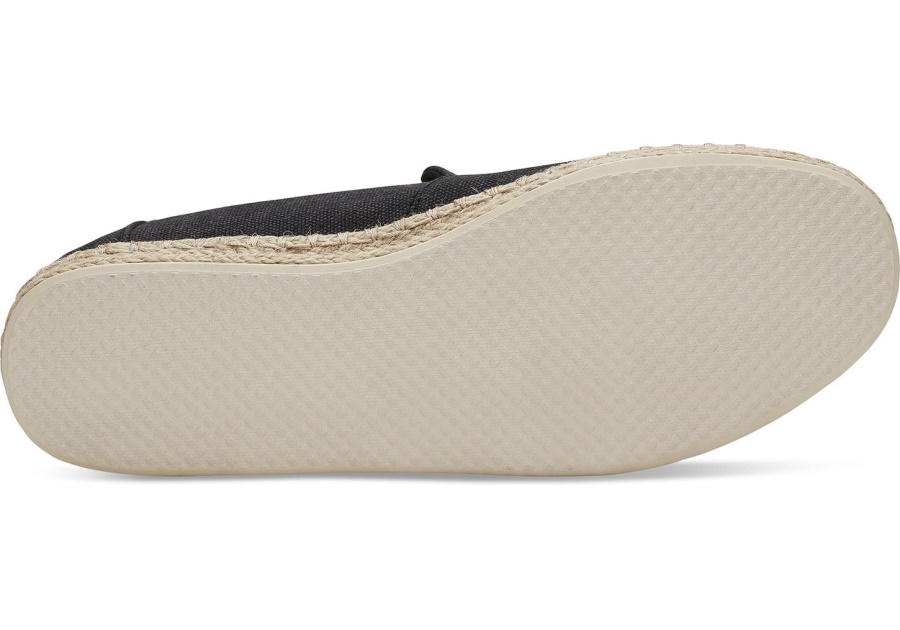Toms Espadrille Alpargata Black Washed