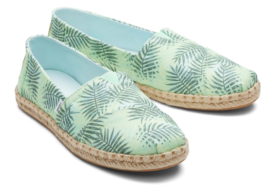 Toms Espadrille Alpargata Green Palm