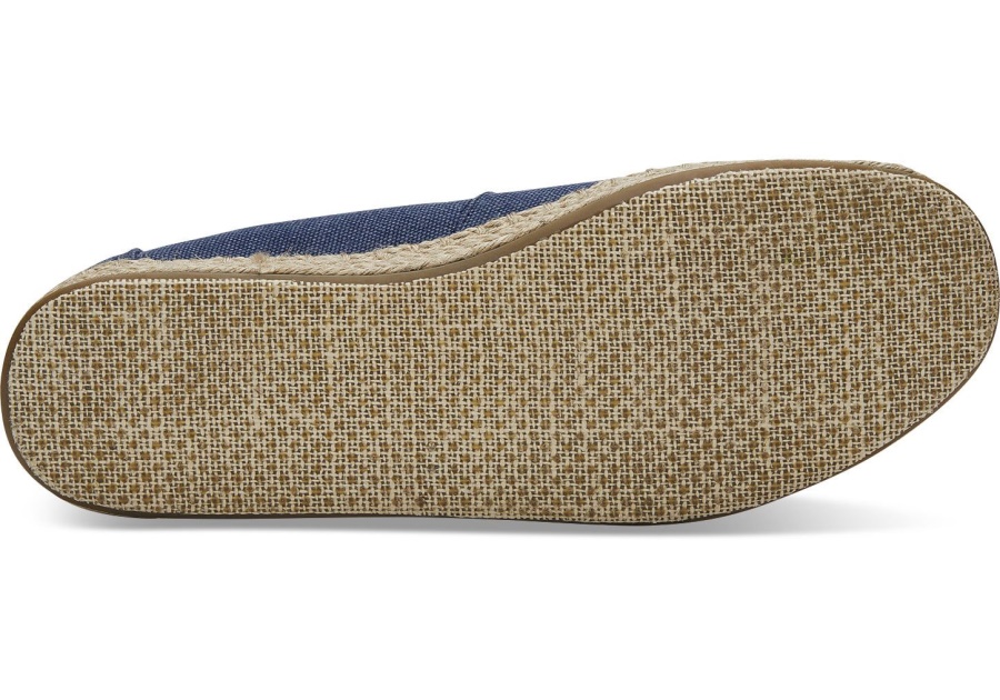 Toms Espadrille Alpargata Navy Washed
