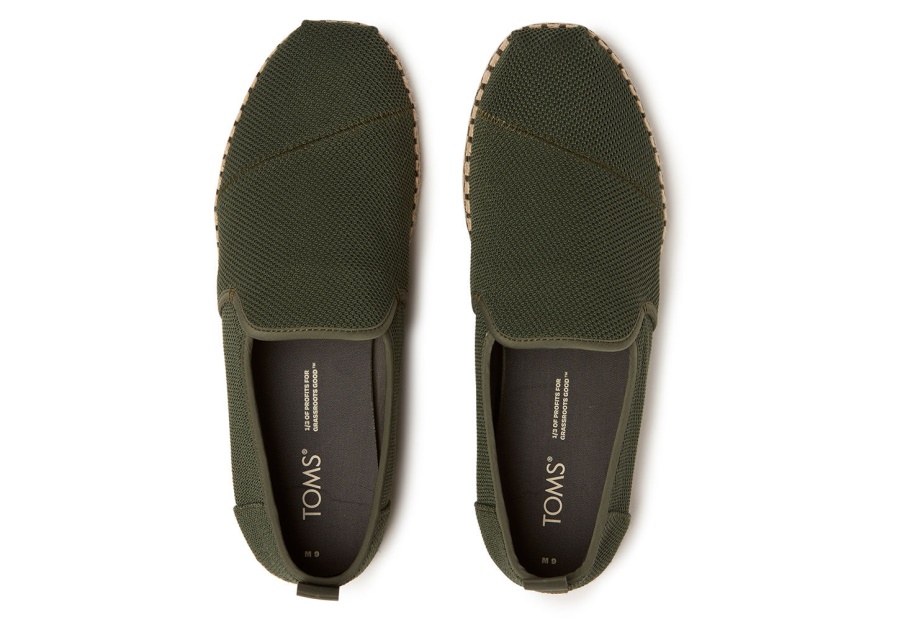 Toms Espadrille Alpargata Repreve Green