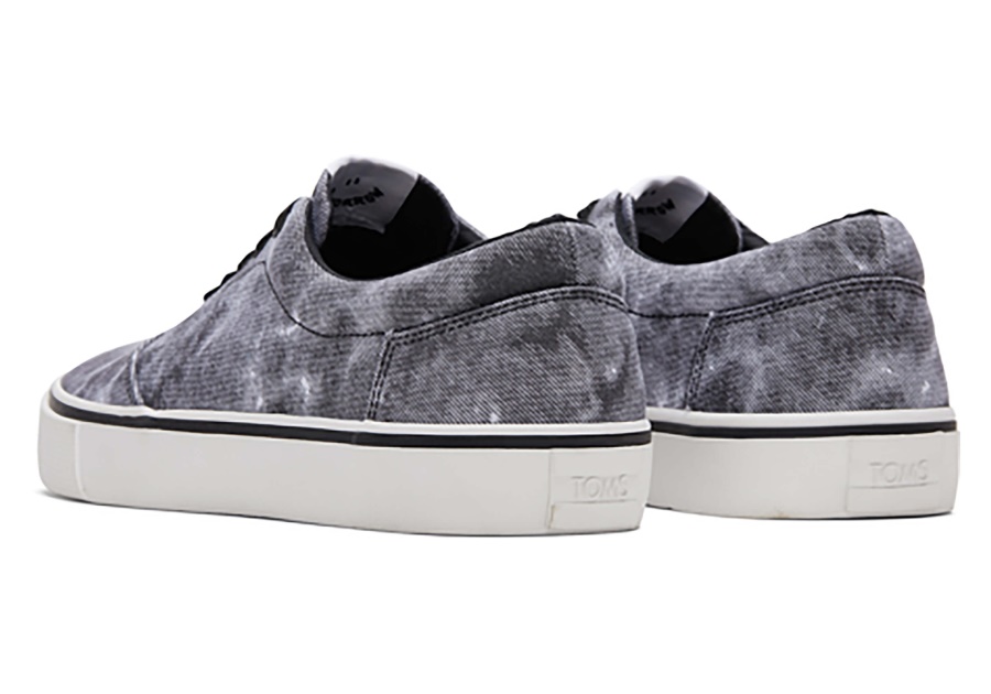 Toms Fenix Repreve Black Distressed Washed Canvas