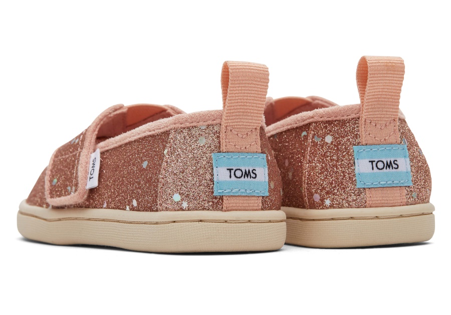 Toms Glitter Alpargata Rose Gold