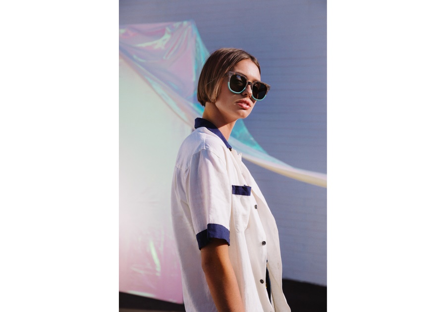 Toms Juniper Matte Black Honey Tortoise Fade W- Soft Touch Finish