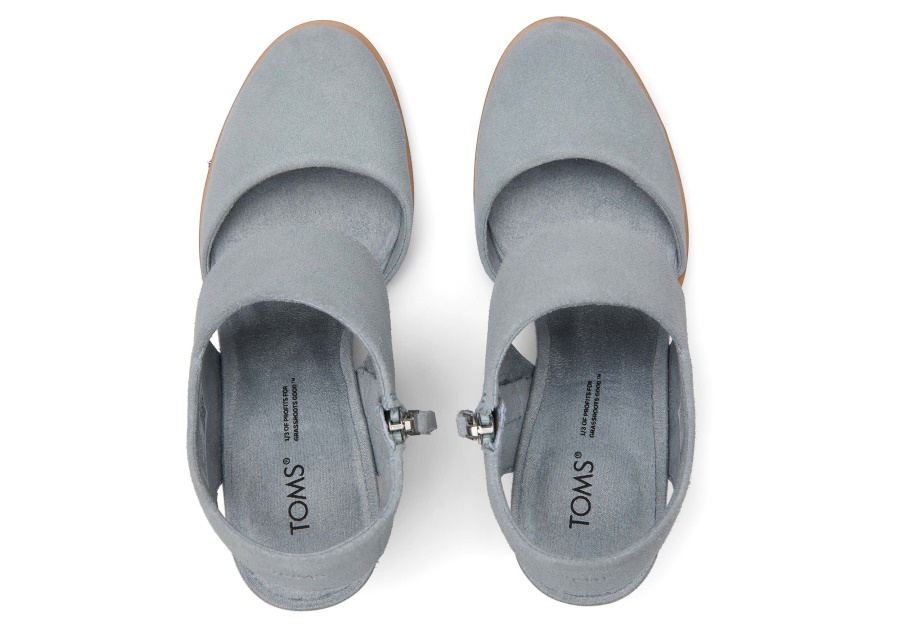 Toms Majorca Closed Toe Sandal Stone Grey