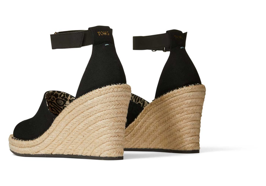 Toms Marisol Wedge Heel Black