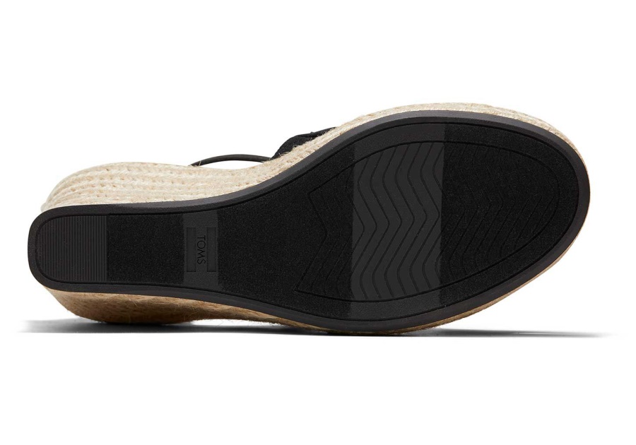 Toms Marisol Wedge Heel Black