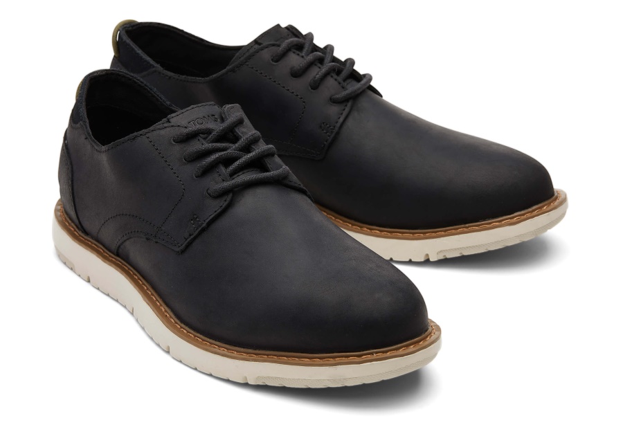 Toms Navi Dress Shoe Water Resistant Black