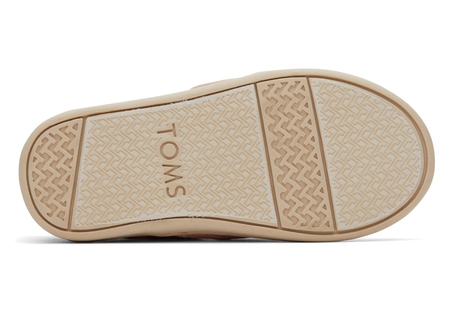 Toms Pink Flower Alpargata Pink Fields