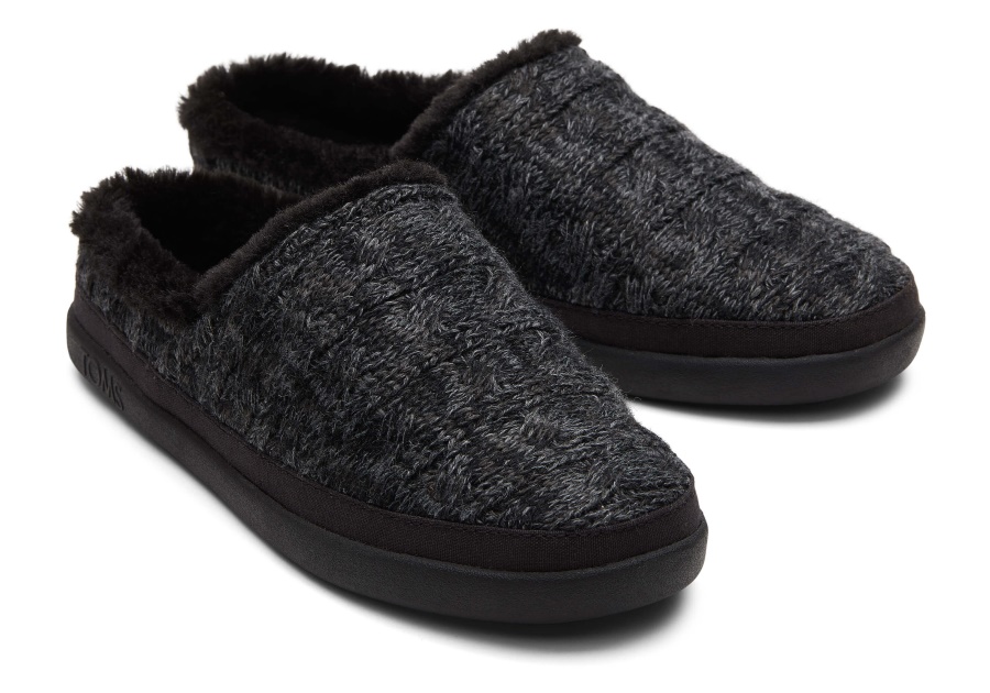 Toms Sage Slipper Black