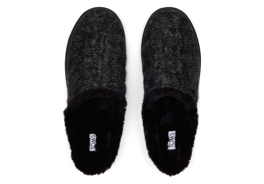 Toms Sage Slipper Black