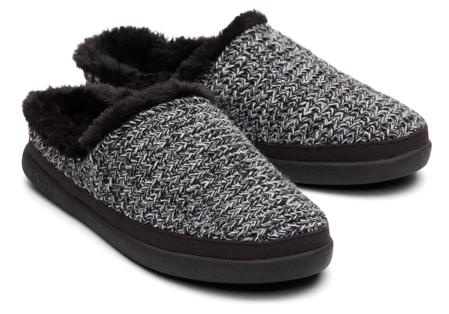 Toms Sage Slipper Black Multi