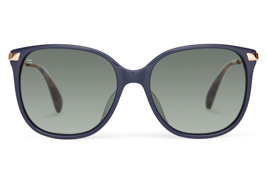 French Navy Floral/Rose Gold/Green Grey