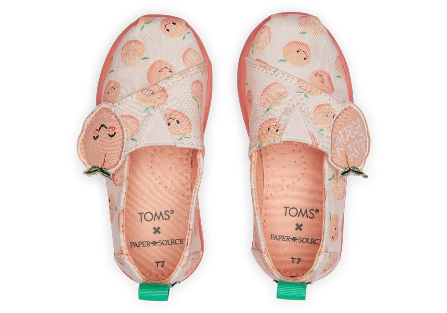 Toms Tiny Alpargata Paper Source Pink Rose