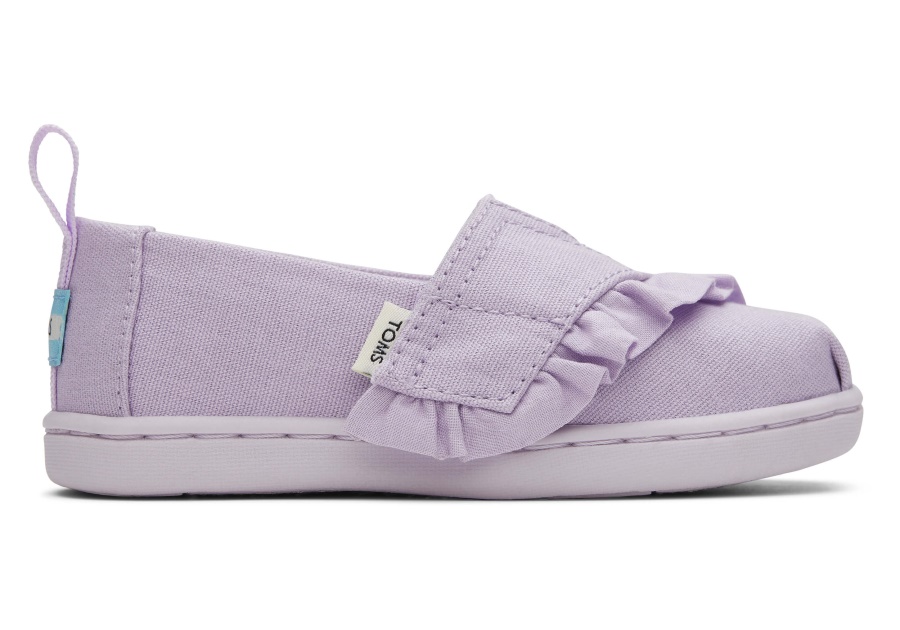 Toms Tiny Alpargata Ruffle Light Orchid