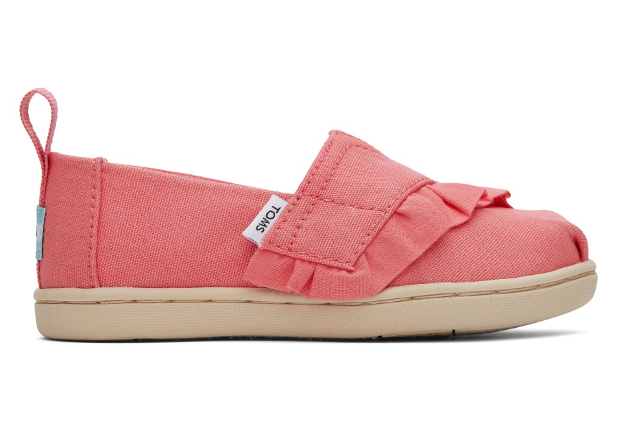 Toms Tiny Alpargata Ruffle Rose