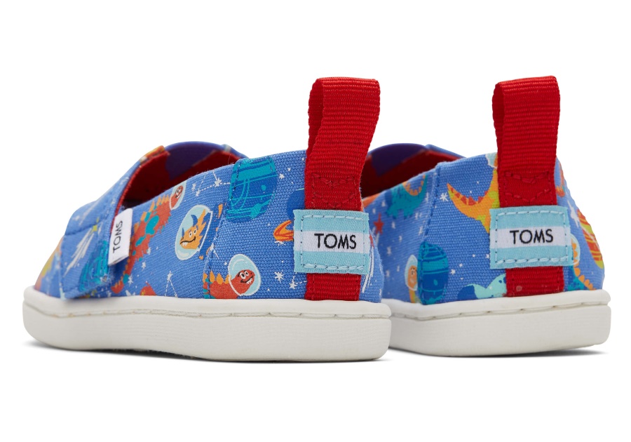 Toms Tiny Alpargata Space Blue Glow
