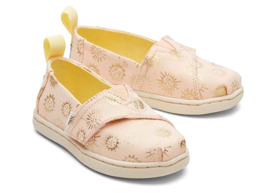 Toms Tiny Apricot Foil Sunny Days Print Apricot Foil