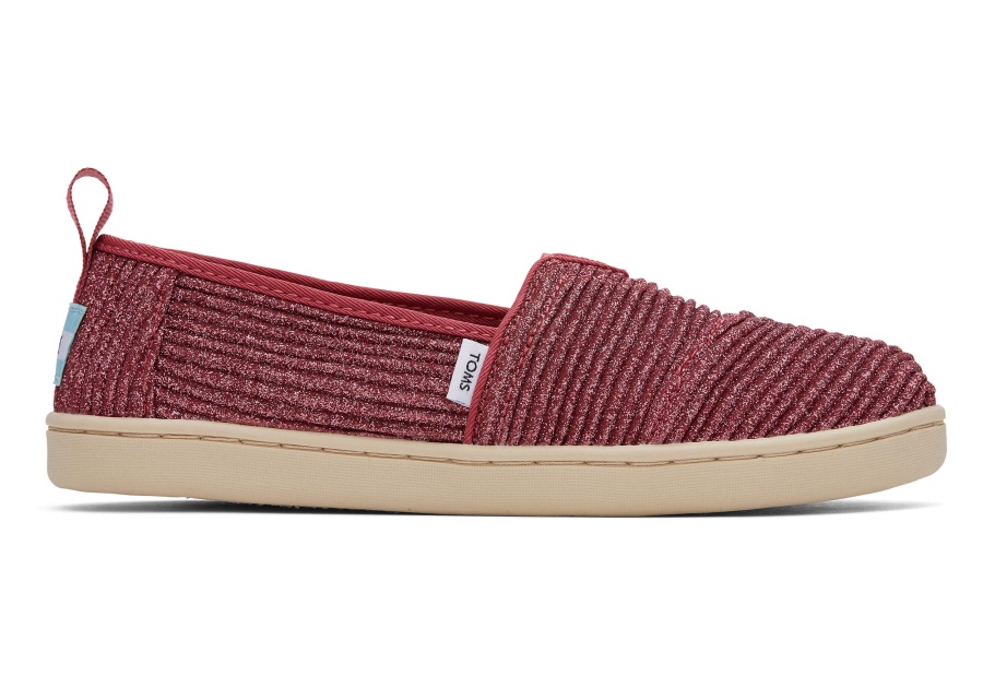 Toms Youth Alpargata Glimmer Dark Rose