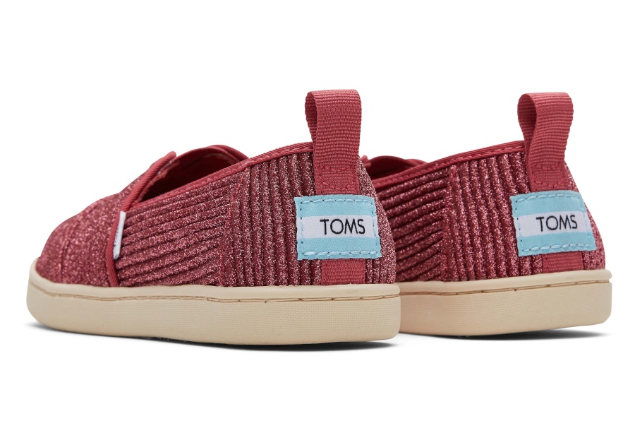 Toms Youth Alpargata Glimmer Dark Rose
