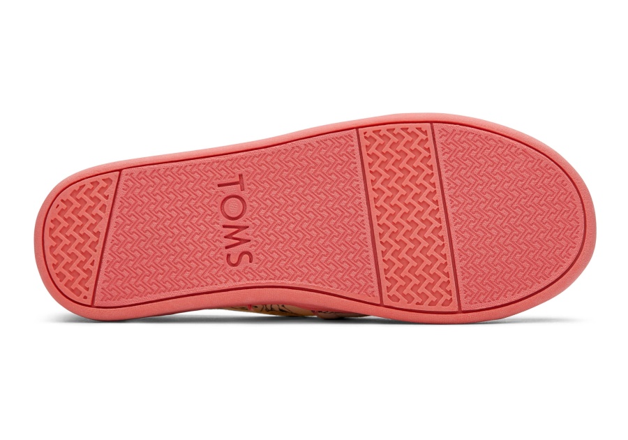 Toms Youth Alpargata Paper Source Ivory