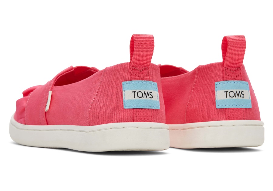 Toms Youth Alpargata Ruffle Raspberry