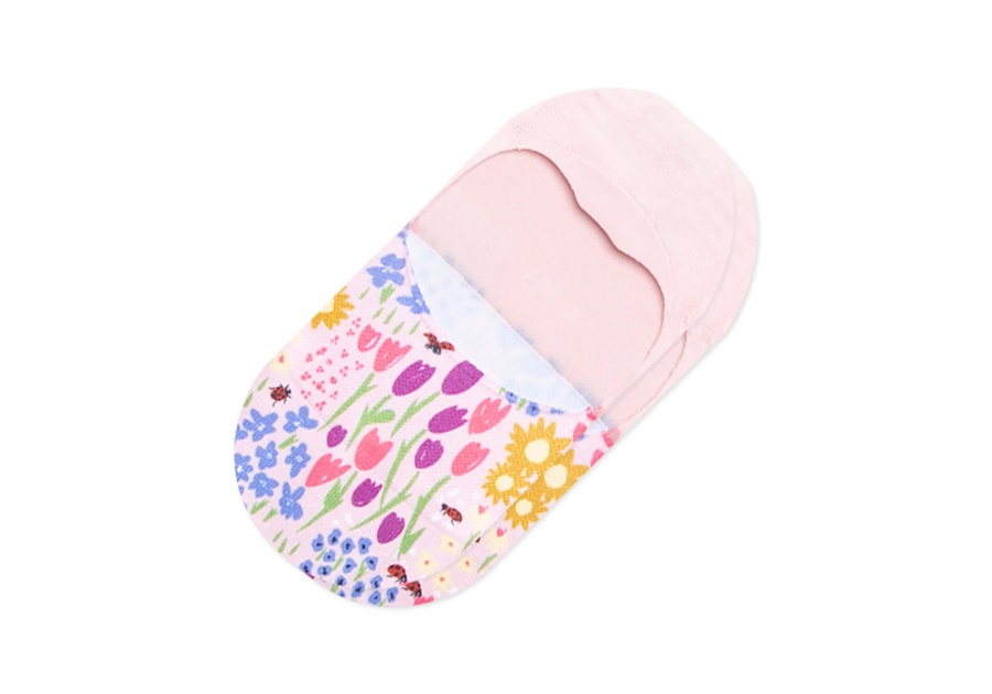 Toms Ultimate No Show Socks Flower Fields Flower Fields