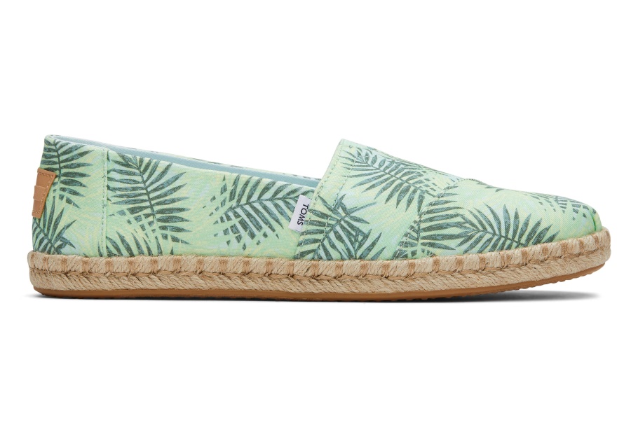Toms Espadrille Alpargata Green Palm