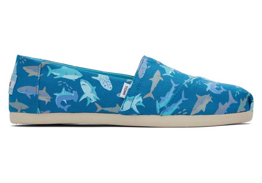 Toms Alpargata Sharks Deep Blue Sharks
